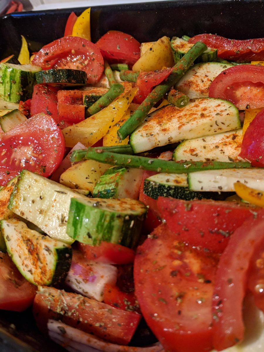 Paprika roasted vegetables